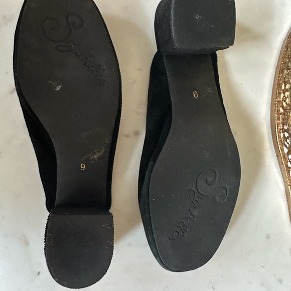 Seychelles Black Suede Mules - Picture 4 of 7